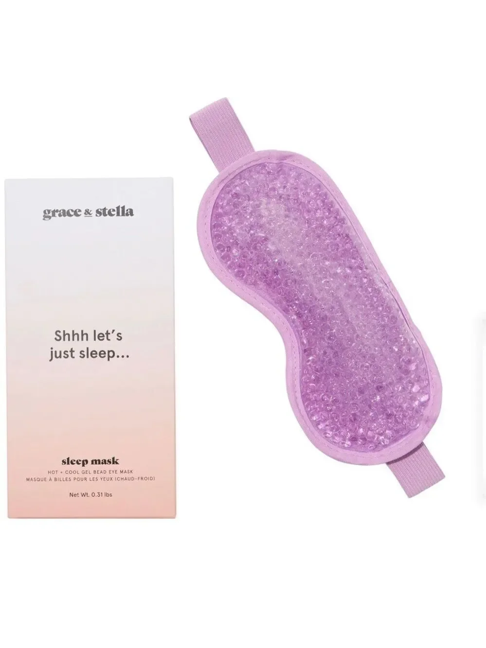Grace & Stella Hot & Cool Gel Bead Sleep Eye Mask